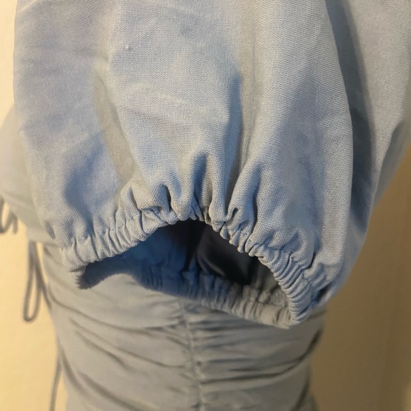 Blue fittted dress - Picture 3 of 4